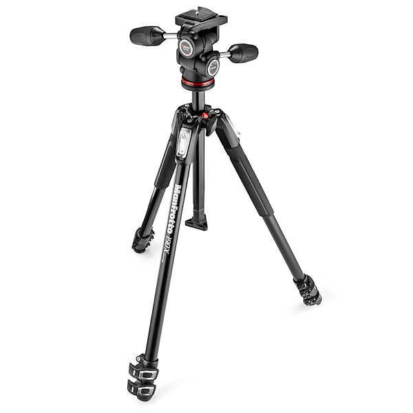 Manfrotto MK190X Aluminum 3 Section Kit 3w Head