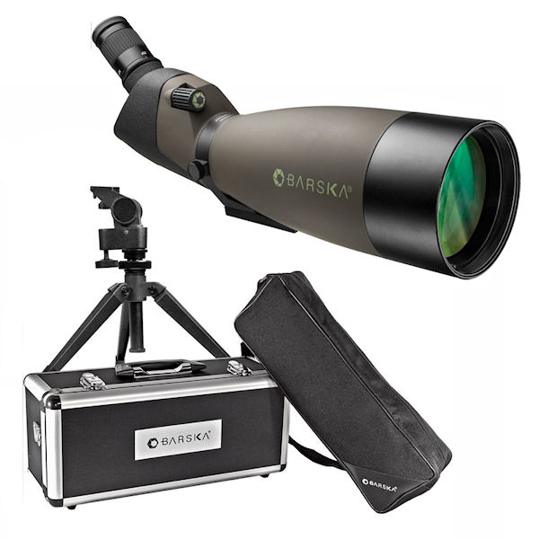 Barska Blackhawk 25-75x100 Angled Spotting Scope Kit