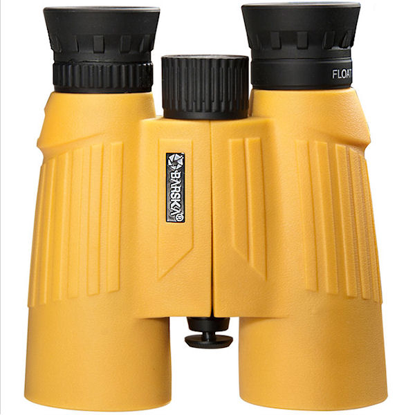 Barska Floatmaster 10x30 WP Binoculars Yellow – Optics4Birding
