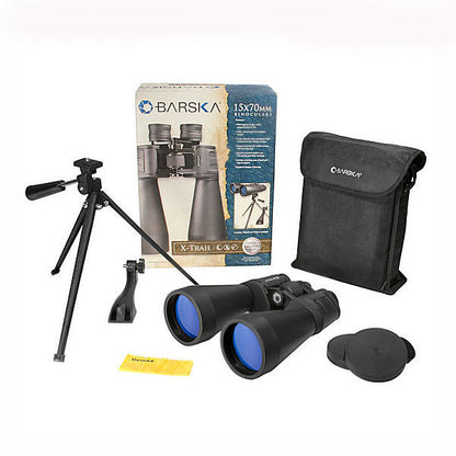 Barska X-Trail 15x70 Binoculars w/ Tripod Adapter & Tripod