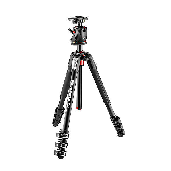 Manfrotto MK190XPRO4-BHQ2 Aluminum 4 Section Tripod Kit w/ Ball Head