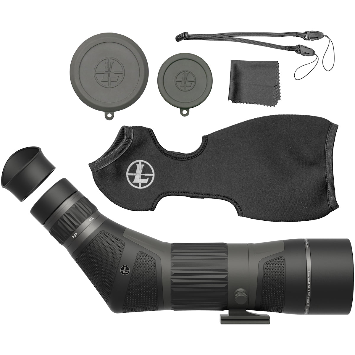 Leupold SX-4 Pro Guide HD Gen 2 15-45x65 Angled Spotting Scope